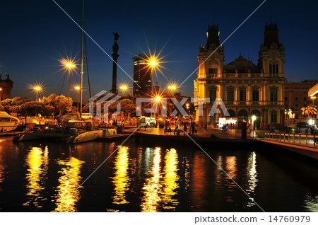 Port Vell in Barcelona, Spain 14760979