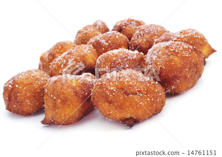 bunyols de Quaresma, typical pastries of Catalonia, Spain, eaten 14761151