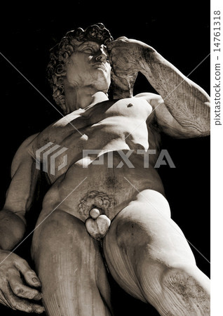 Replica of the David by Michelangelo in Florence, Italy 14761318