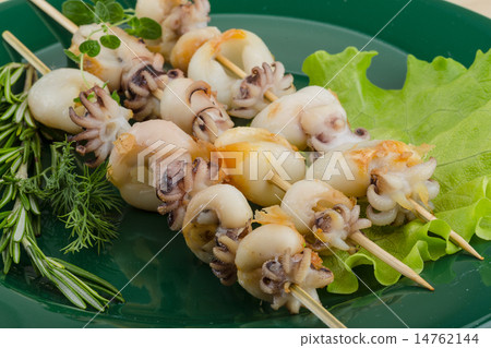 Grilled cuttlefish 14762144