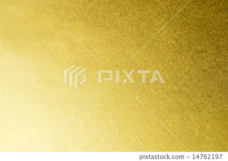 注意）它是紙，而不是金屬。擴大時的金色紙紋理。 14762197