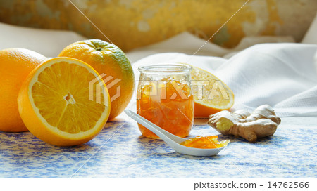 orange jam with ginger backlit orange jam with ginger backlit 14762566