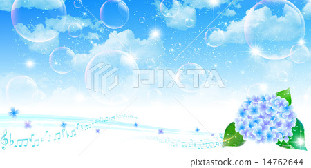 八仙花屬筆記背景 14762644