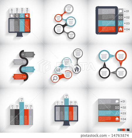 Collection of Infographic Templates for Business Vector Illustration Collection of Infographic Templates for Business Vector Illustration 14763874