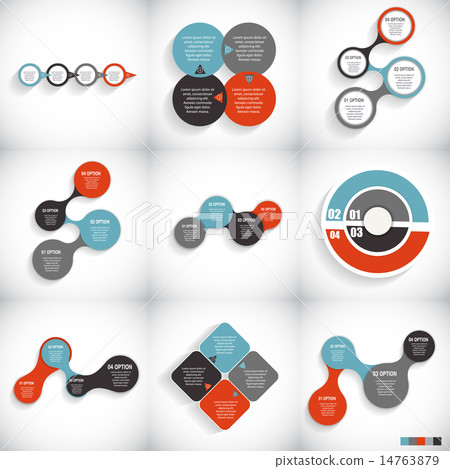 Collection of Infographic Templates for Business Vector Illustration Collection of Infographic Templates for Business Vector Illustration 14763879