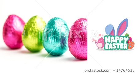 Composite image of happy easter graphic 14764533