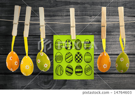 Composite image of easter eggs 14764603