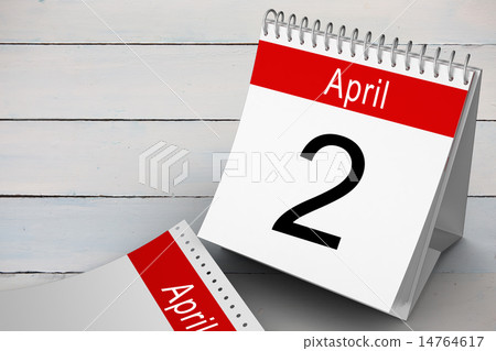 Composite image of april calendar Composite image of april calendar 14764617