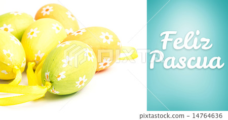 Composite image of feliz pascua 14764636