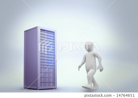 Composite image of white character walking 14764651