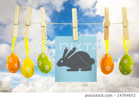 Composite image of easter bunny 14764652