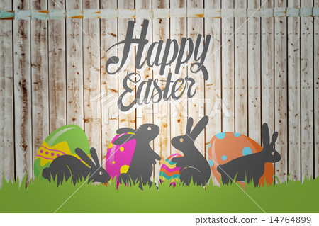 Composite image of happy easter 14764899
