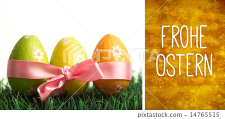 Composite image of frohe ostern 14765515