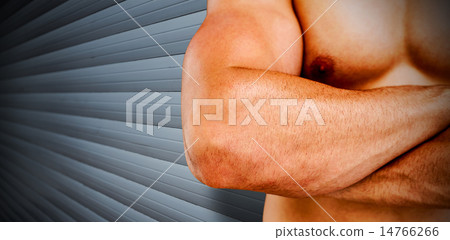 Composite image of bodybuilder 14766266