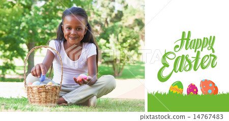 Composite image of happy easter 14767483