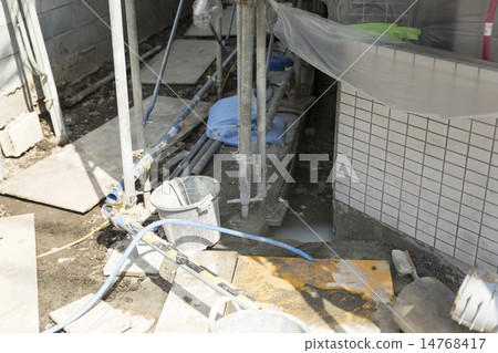 大廈共同住房建築工地圖像共同走廊地板混凝土建築 大廈共同住房建築工地圖像共同走廊地板混凝土建築 14768417