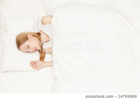 Sleeping young white woman Sleeping young white woman 14769869