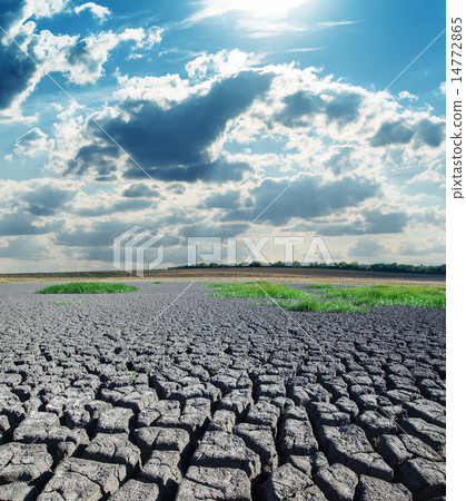 drought land under hot sun drought land under hot sun 14772865