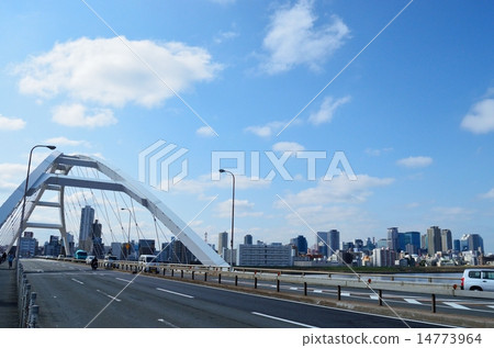 Nagara Bridge and Umeda Tall Building Group Nagara Bridge and Umeda Tall Building Group 14773964