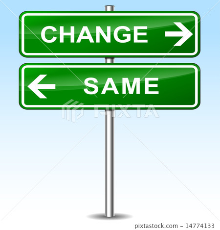 Change and same sign concept 14774133