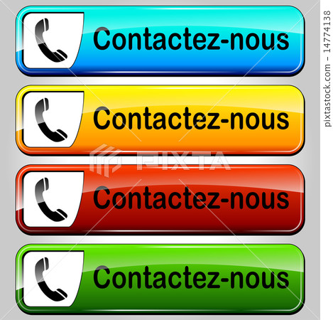 Vector contact buttons Vector contact buttons 14774138