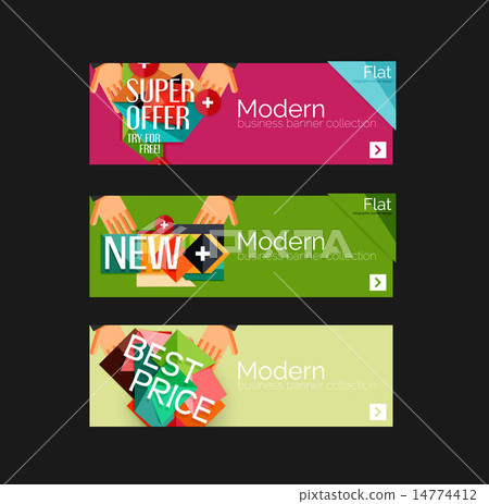 Set of banners with stickers, labels and elements for sale Set of banners with stickers, labels and elements for sale 14774412