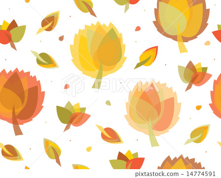 Vector autumn abstract seamless pattern. - Stock Illustration [14774591 ...