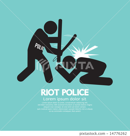 Riot Police Black Symbol Graphic Riot Police Black Symbol Graphic 14776262