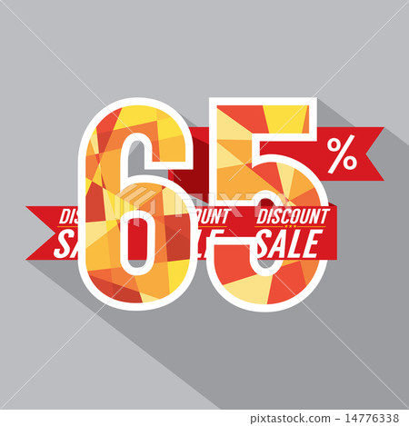 Flat Design Discount 65 Percent Off Flat Design Discount 65 Percent Off 14776338