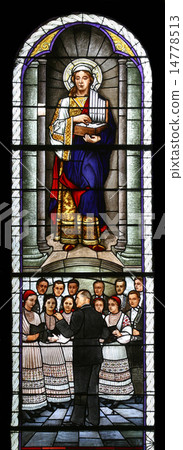 Saint Cecilia, Stained glass 14778513