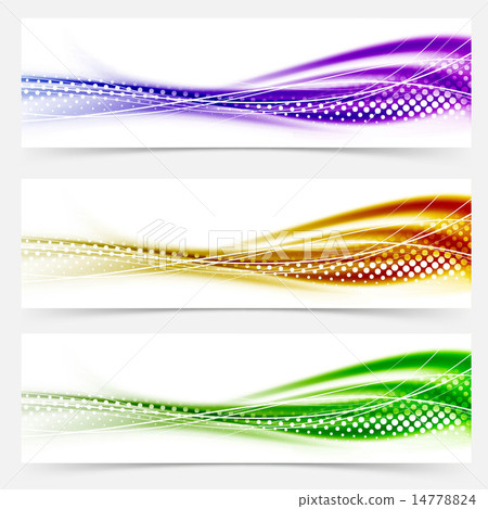 Vivid speed swoosh abstract line banner footer Vivid speed swoosh abstract line banner footer 14778824