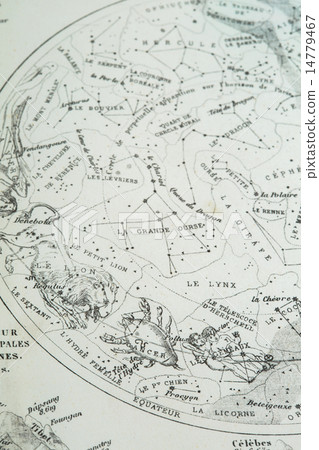Antique astronomical map 14779467