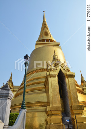 A golden pagoda, Grand Palace, Bangkok 14779961