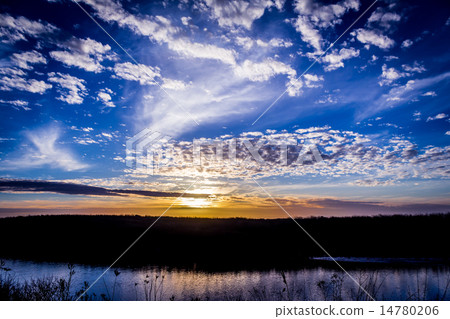 Sunset Over Water Sunset Over Water 14780206