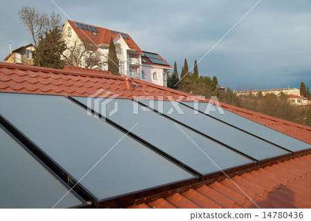 Solar system on the roof Solar system on the roof 14780436