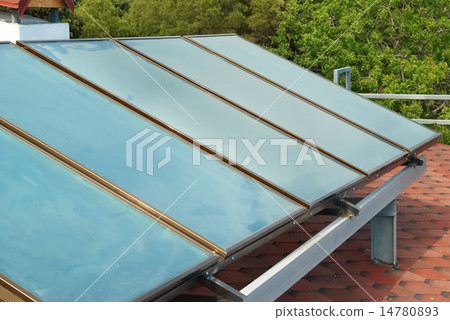 Solar system on the roof Solar system on the roof 14780893