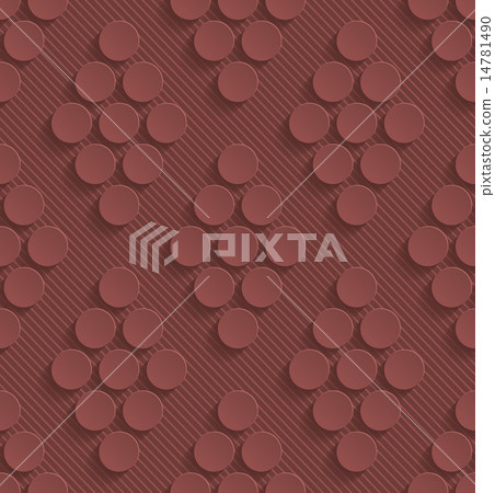 Marsala color perforated paper 14781490