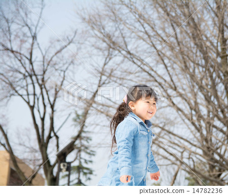 A smiling girl A smiling girl 14782236