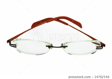 close up of eye glasses isolated on white close up of eye glasses isolated on white 14782548