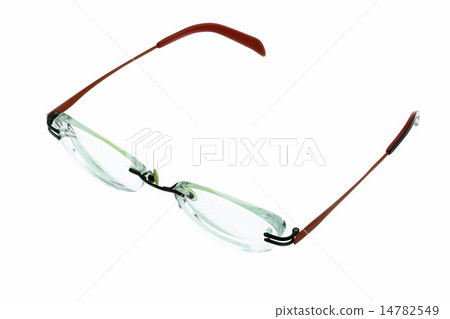 close up of eye glasses isolated on white close up of eye glasses isolated on white 14782549