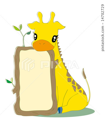 Giraffe and frame 14782729