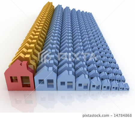 3D render real estate concept 14784868