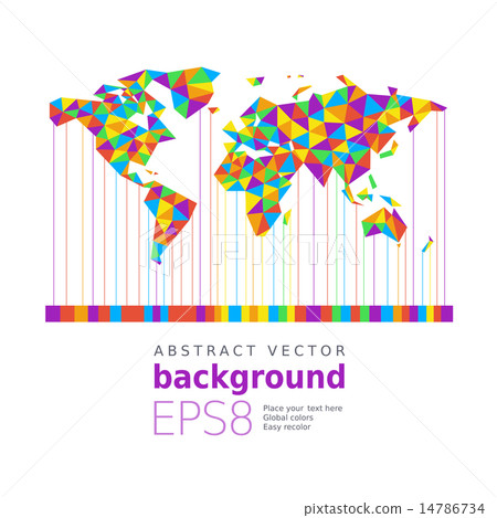 Vector world map 14786734