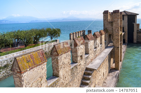 Garda lake Fortification in Sirmione Garda lake Fortification in Sirmione 14787051