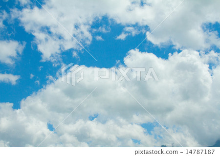 white stripes in the blue sky white stripes in the blue sky 14787187