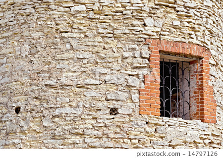 Wall and window of tower Wall and window of tower 14797126