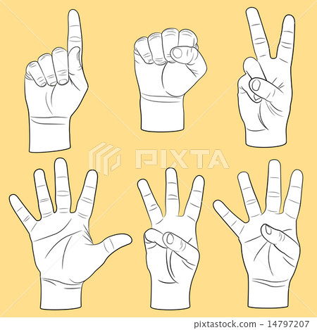 Human hands set 14797207