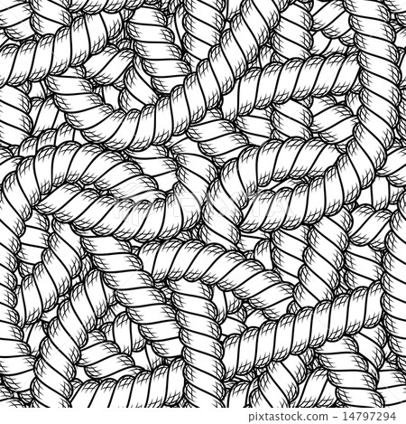 cord interlacing  seamless background 14797294
