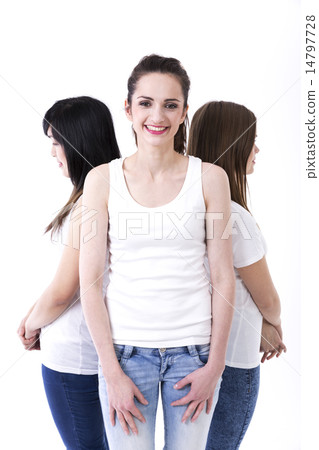 Beatuty Image. Multiethnic group of beautiful women. Beatuty Image. Multiethnic group of beautiful women. 14797728