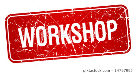 workshop red square grunge textured isolated stamp workshop red square grunge textured isolated stamp 14797995